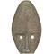 Gray Polystone Handmade Carved Mask Sculpture Set